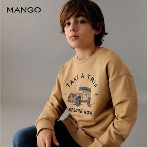 MANGO‎ SAND EXPLORE NOW SWEATSHIRT